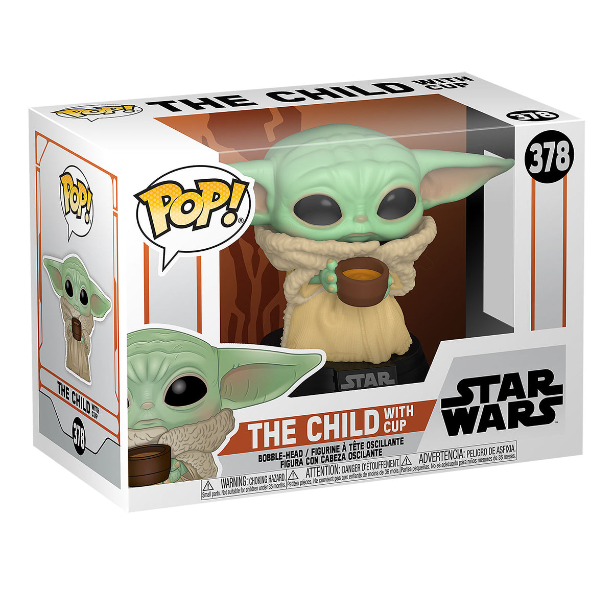 Imagen del producto The Child con taza Funko Pop Figura de cabeza oscilante - Star Wars The Mandalorian
