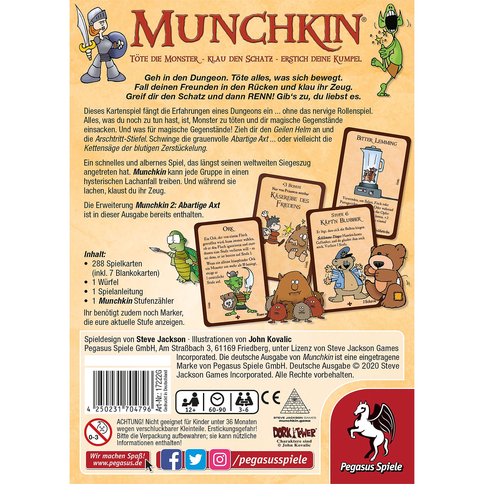 Imagen del producto Munchkin - Juego básico con expansión