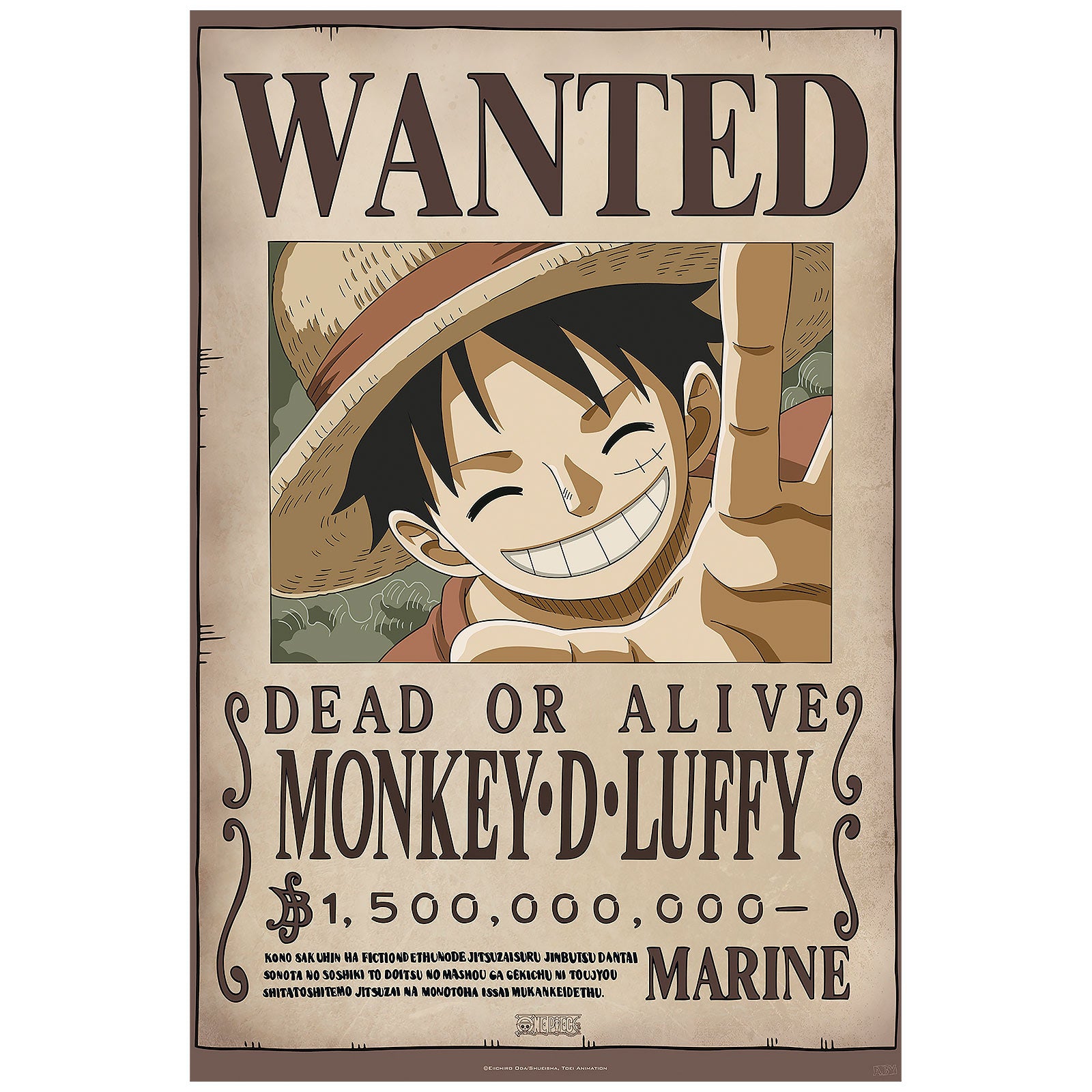 Imagen del producto One Piece - Wanted Luffy & Ace Poster Set de 2
