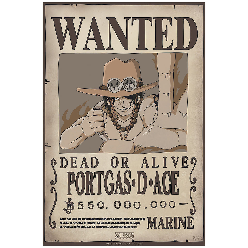 Imagen del producto One Piece - Wanted Luffy & Ace Poster Set de 2