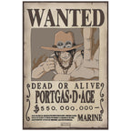 Imagen del producto One Piece - Wanted Luffy & Ace Poster Set de 2