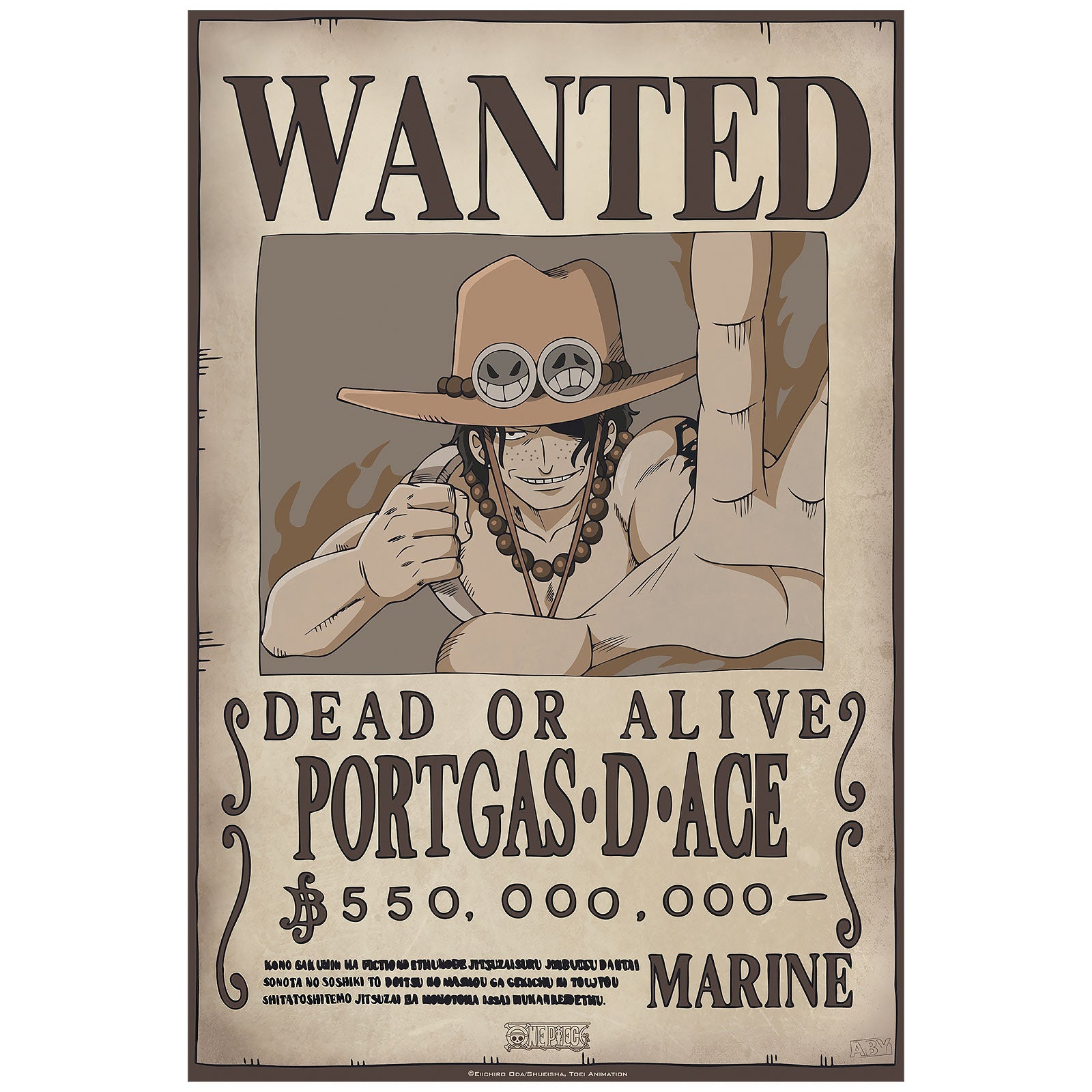 Imagen del producto One Piece - Wanted Luffy & Ace Poster Set de 2