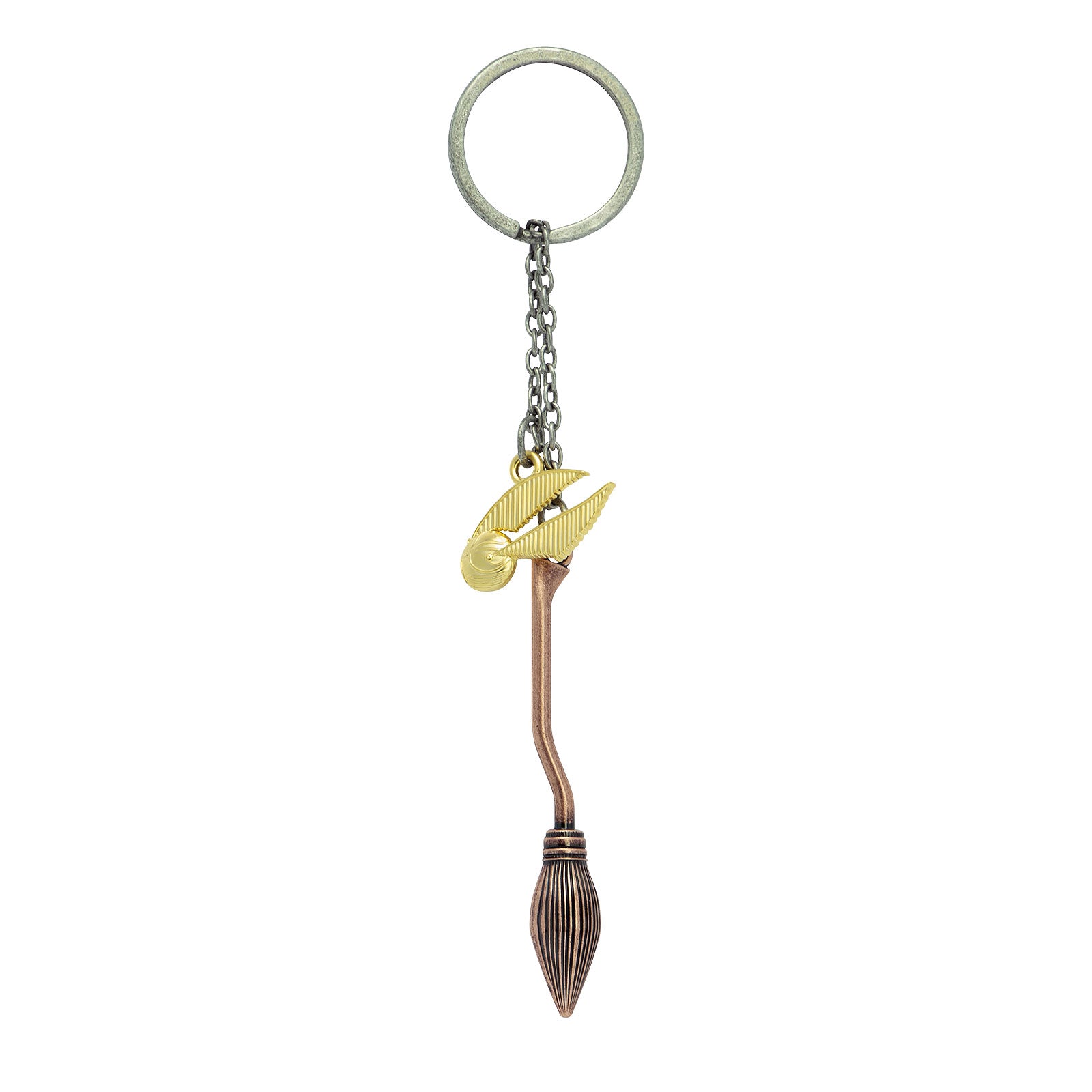 Imagen del producto Harry Potter - Llavero Nimbus & Snitch Dorada