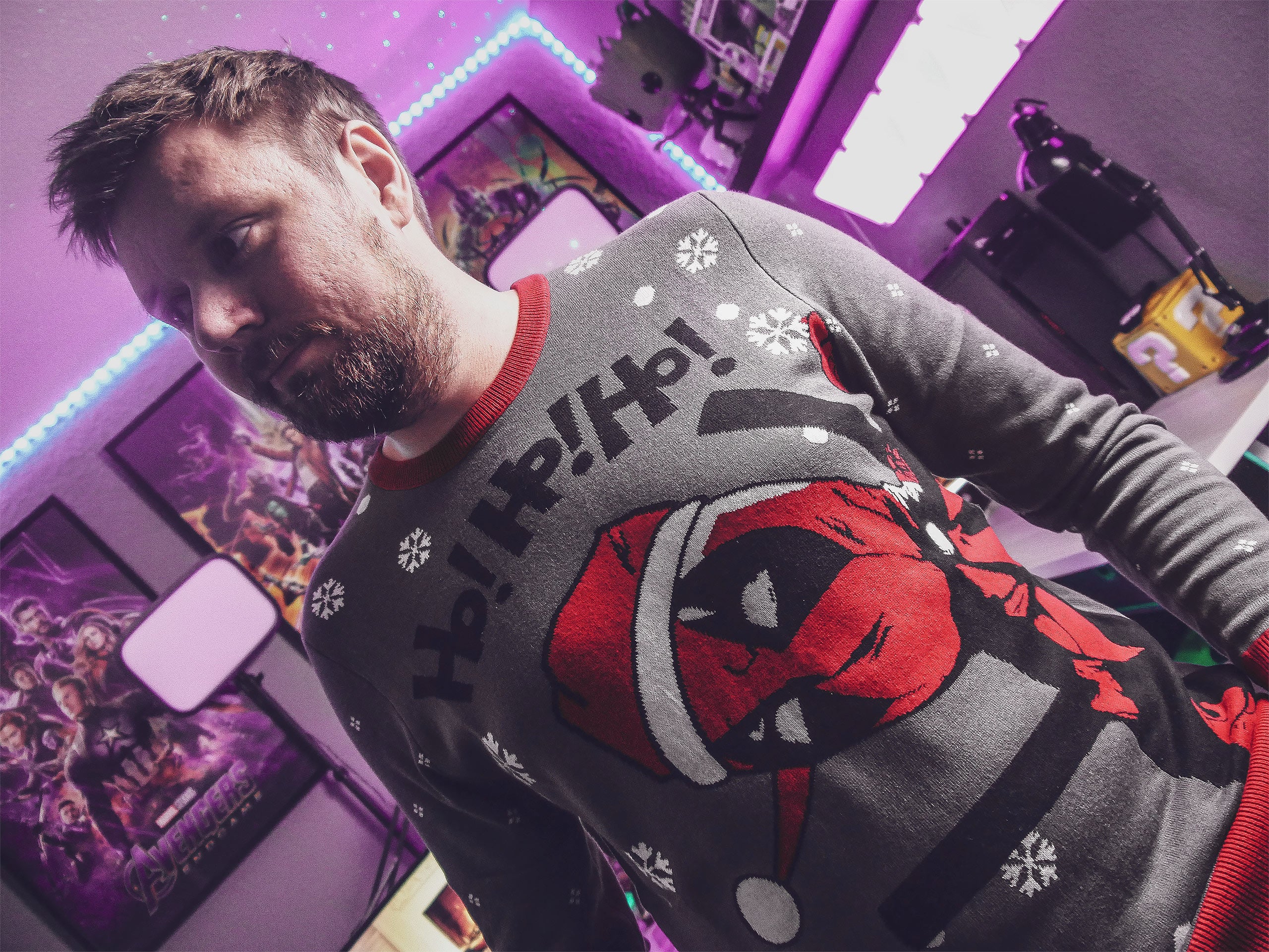Imagen del producto Deadpool - ¡Ho! ¡Ho! ¡Ho! Jersey de punto