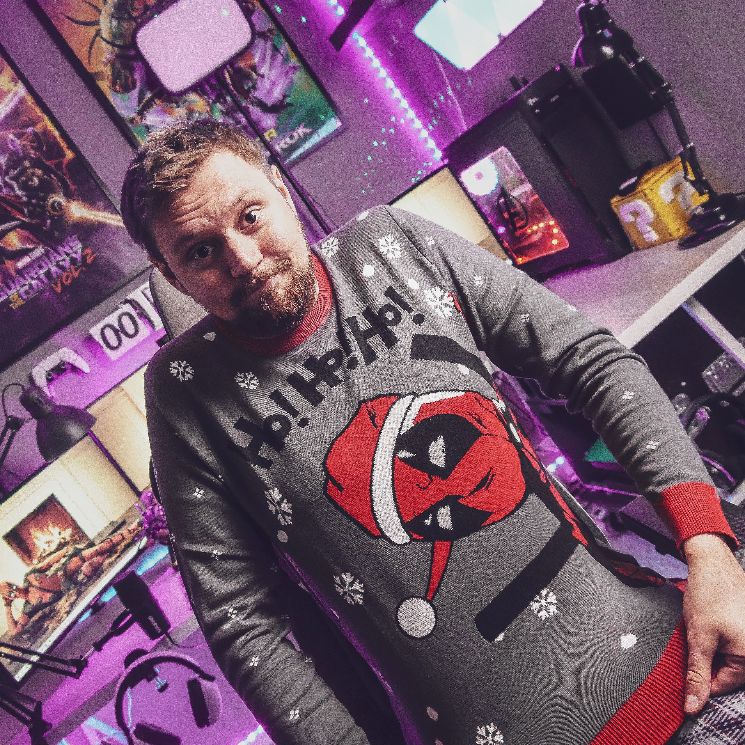 Imagen del producto Deadpool - ¡Ho! ¡Ho! ¡Ho! Jersey de punto