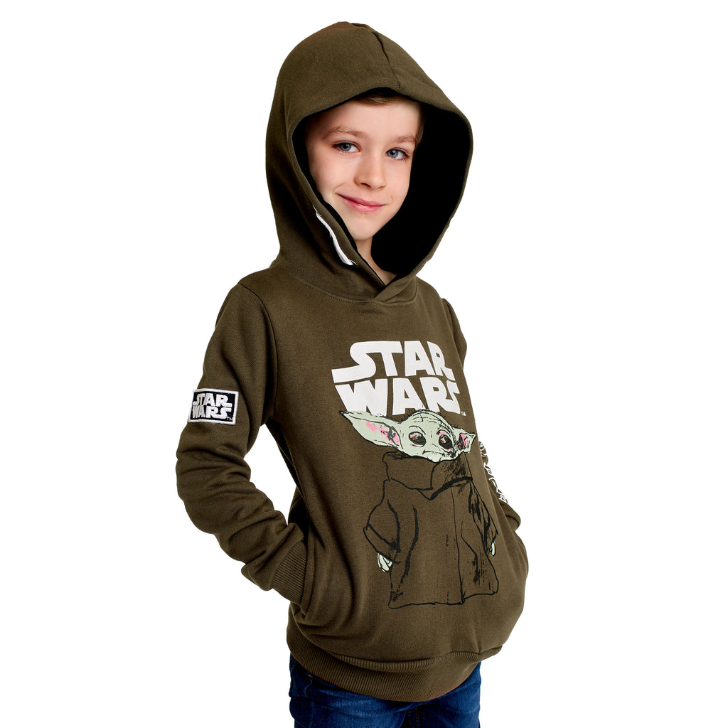 Imagen del producto Sudadera con capucha para niños Grogu verde - Star Wars The Mandalorian
