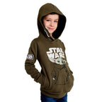 Imagen del producto Sudadera con capucha para niños Grogu verde - Star Wars The Mandalorian