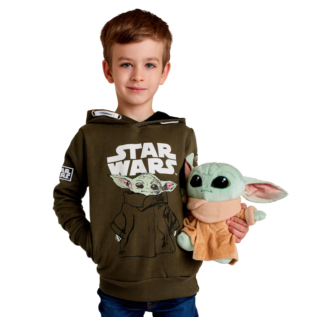 Imagen del producto Sudadera con capucha para niños Grogu verde - Star Wars The Mandalorian