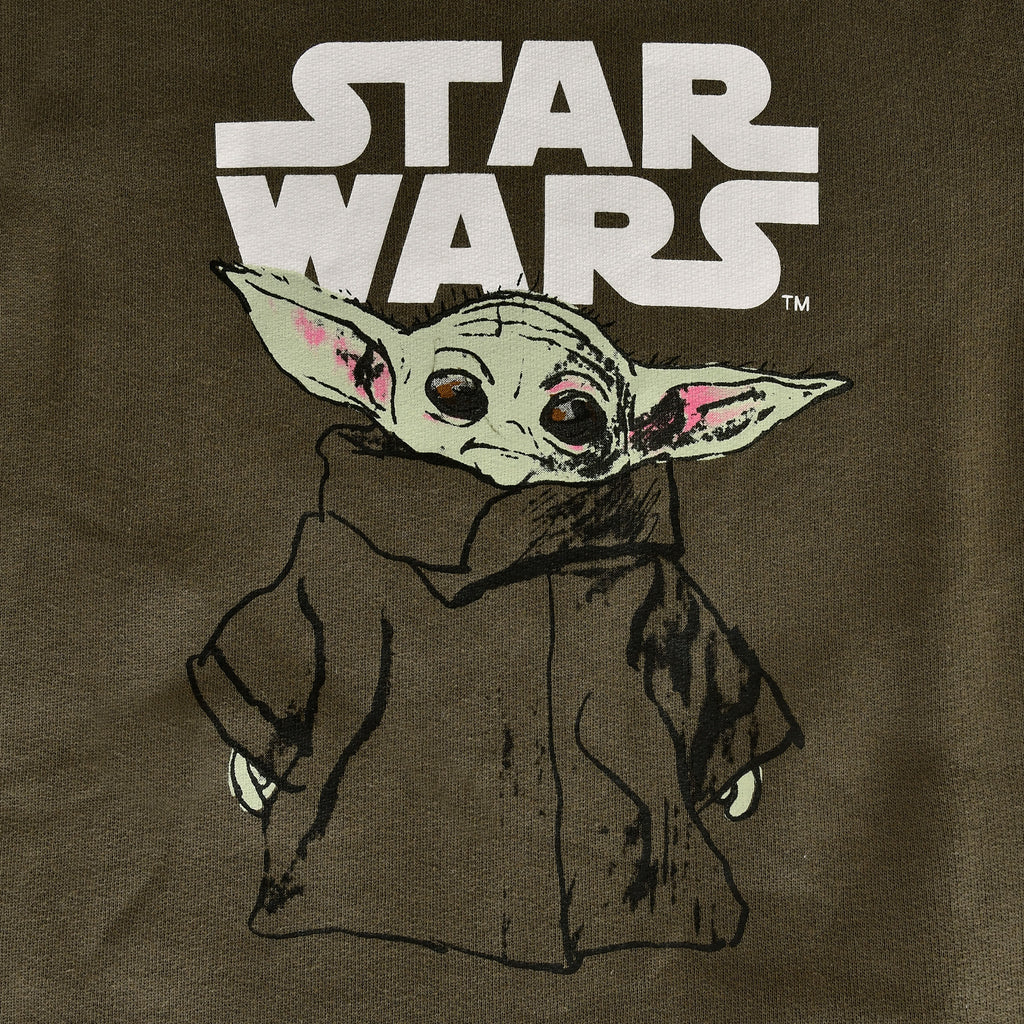 Imagen del producto Sudadera con capucha para niños Grogu verde - Star Wars The Mandalorian