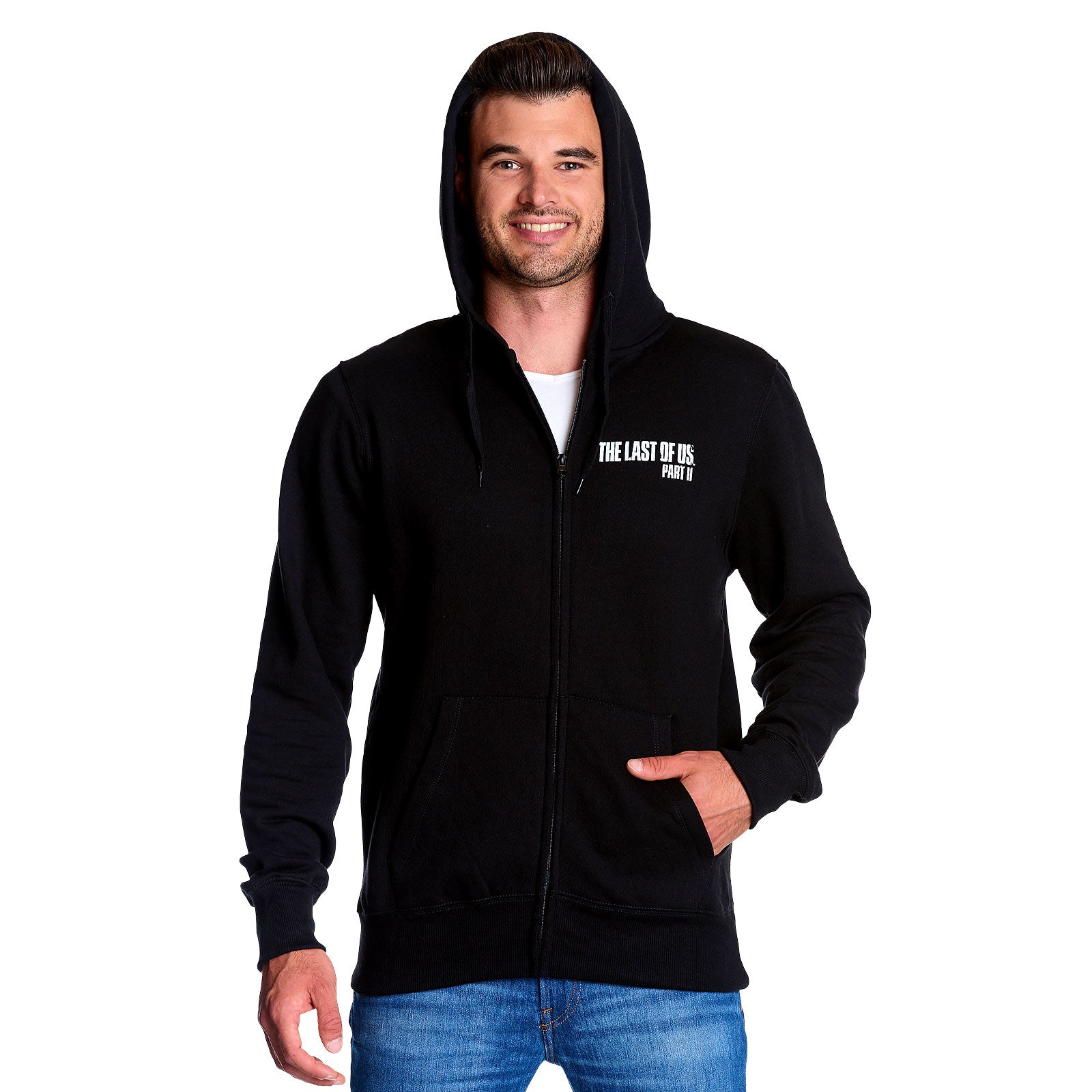 Imagen del producto The Last of Us - Sudadera con capucha y logo de Fireflies negro