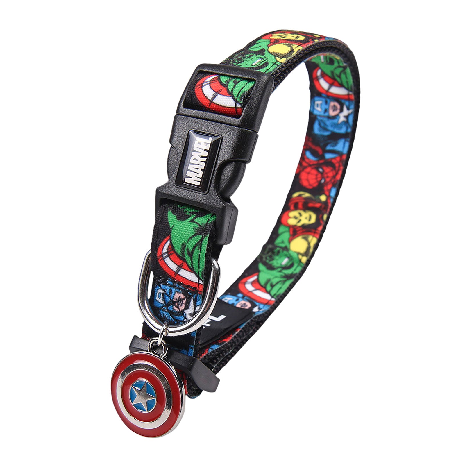 Imagen del producto Avengers - Collar para perros con click de Comic Heroes