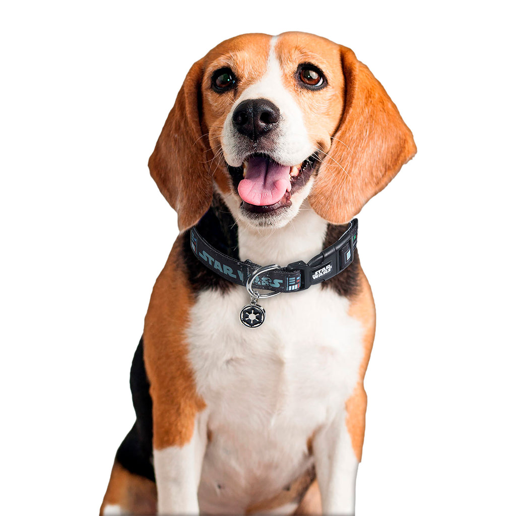 Imagen del producto Star Wars - Collar para perros Darth Vader negro con cierre de clic
