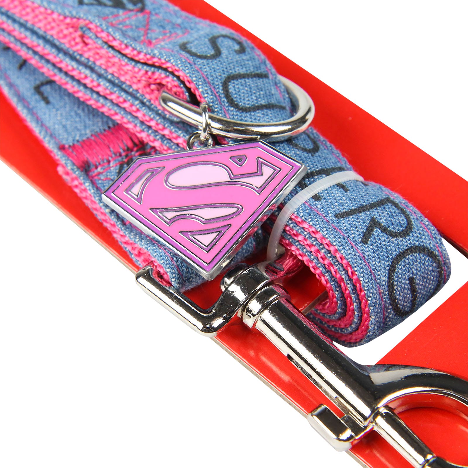 Imagen del producto Correa para perros Supergirl rosa-azul