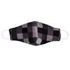 Product image Pixel face mask for Minecraft fans grey