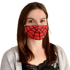 Imagen del producto Máscara facial de red de araña para fans de Spider-Man rojo