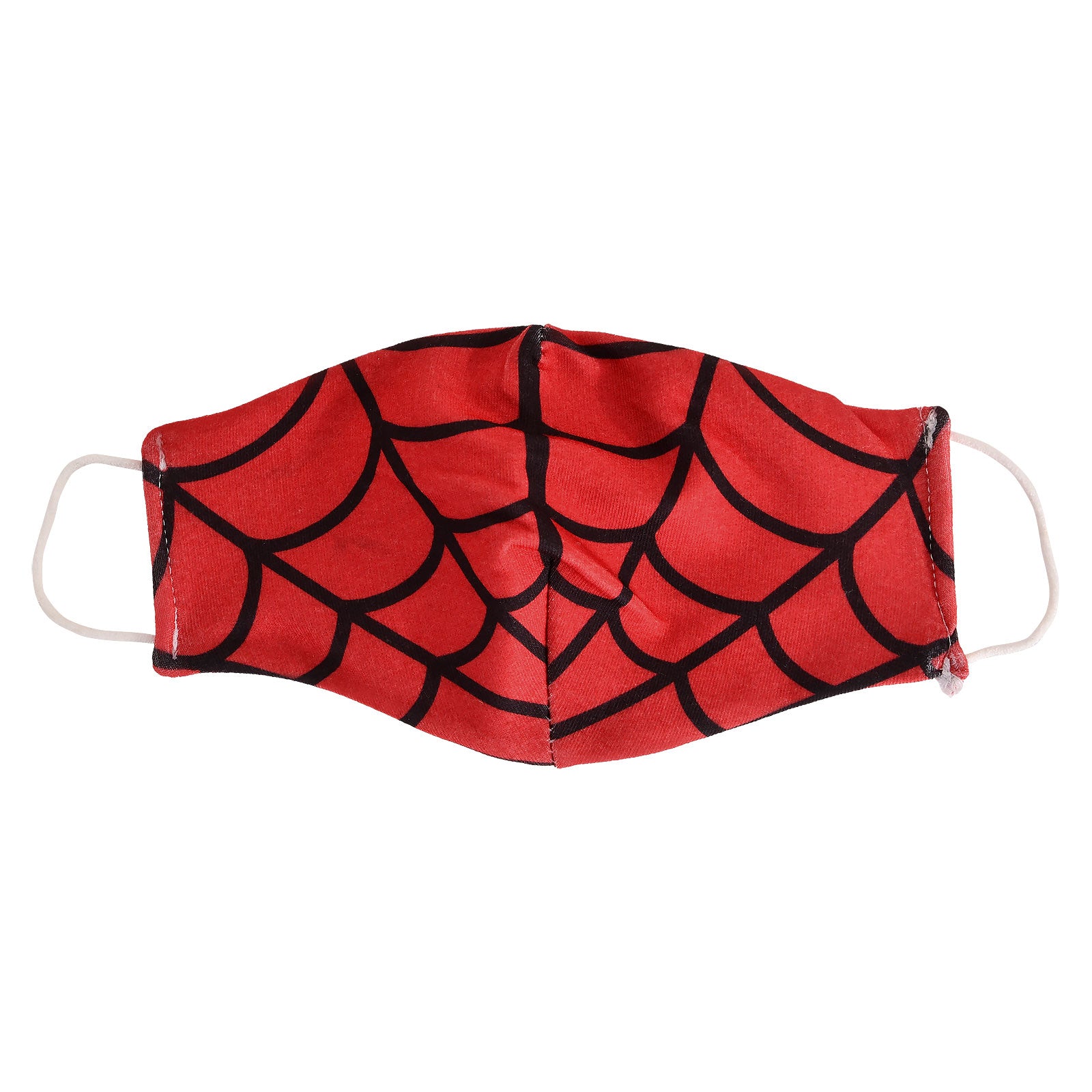 Imagen del producto Máscara facial de red de araña para fans de Spider-Man rojo