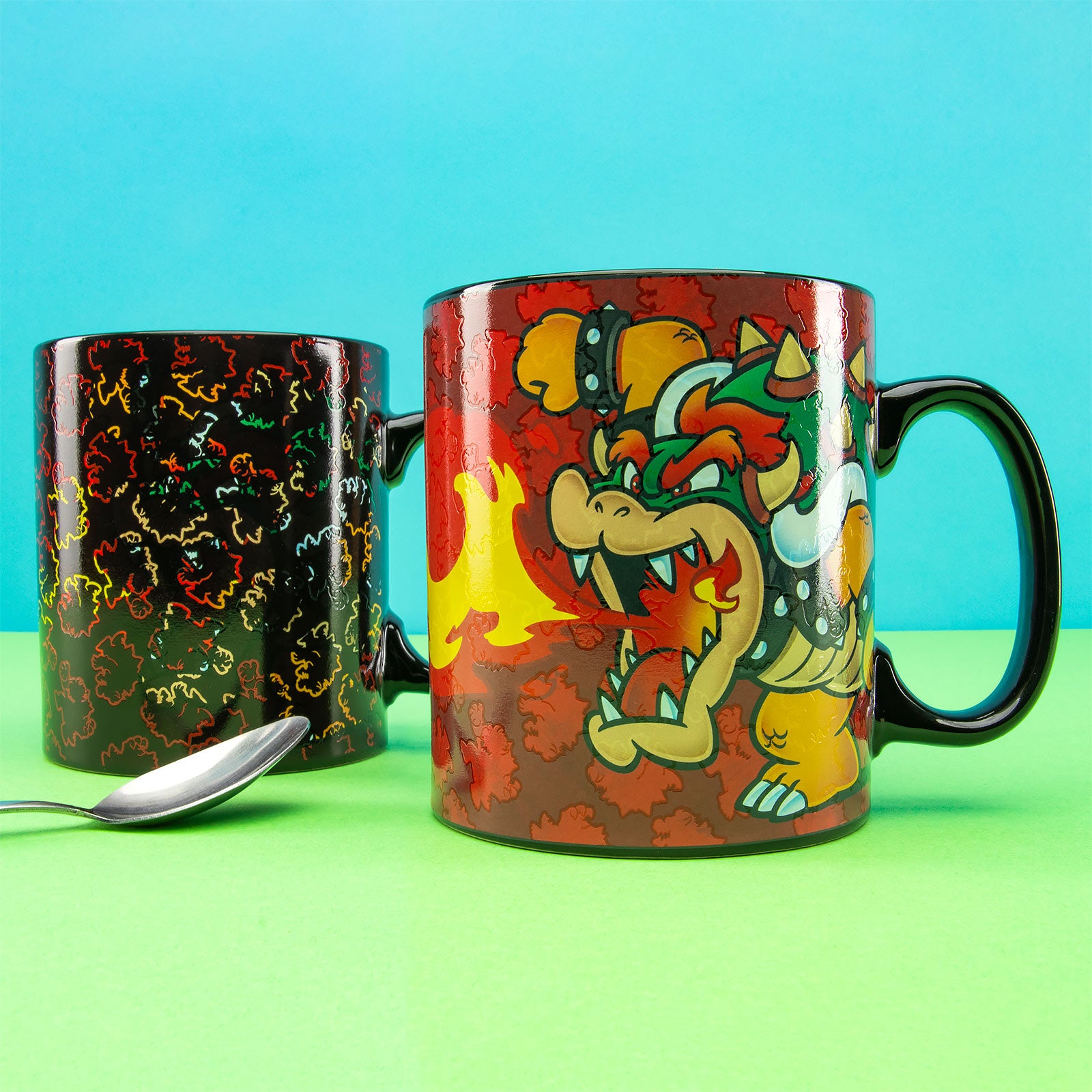 Imagen del producto Super Mario - Taza de efecto térmico de Bowser