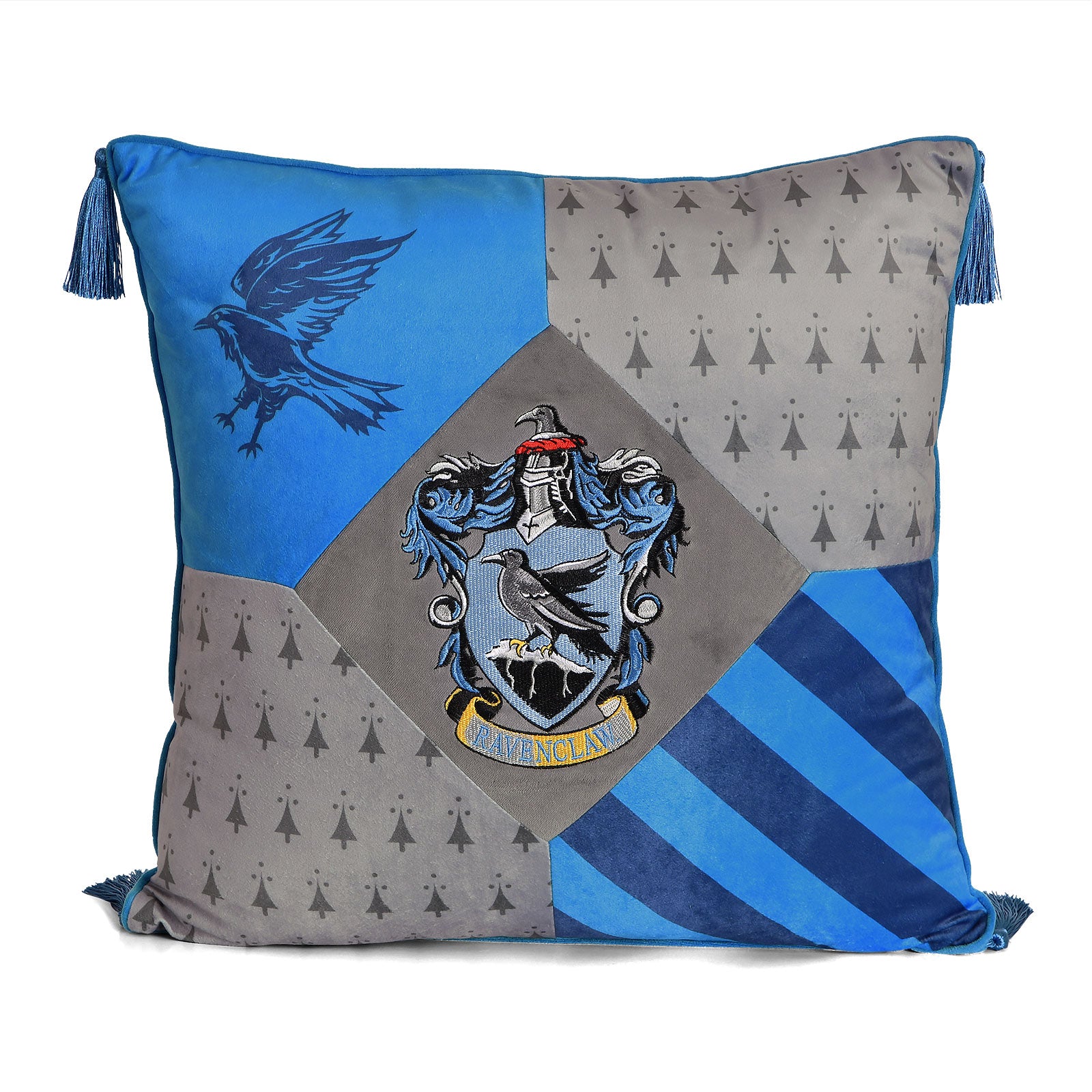 Imagen del producto Harry Potter - Almohada de lujo Ravenclaw con borlas