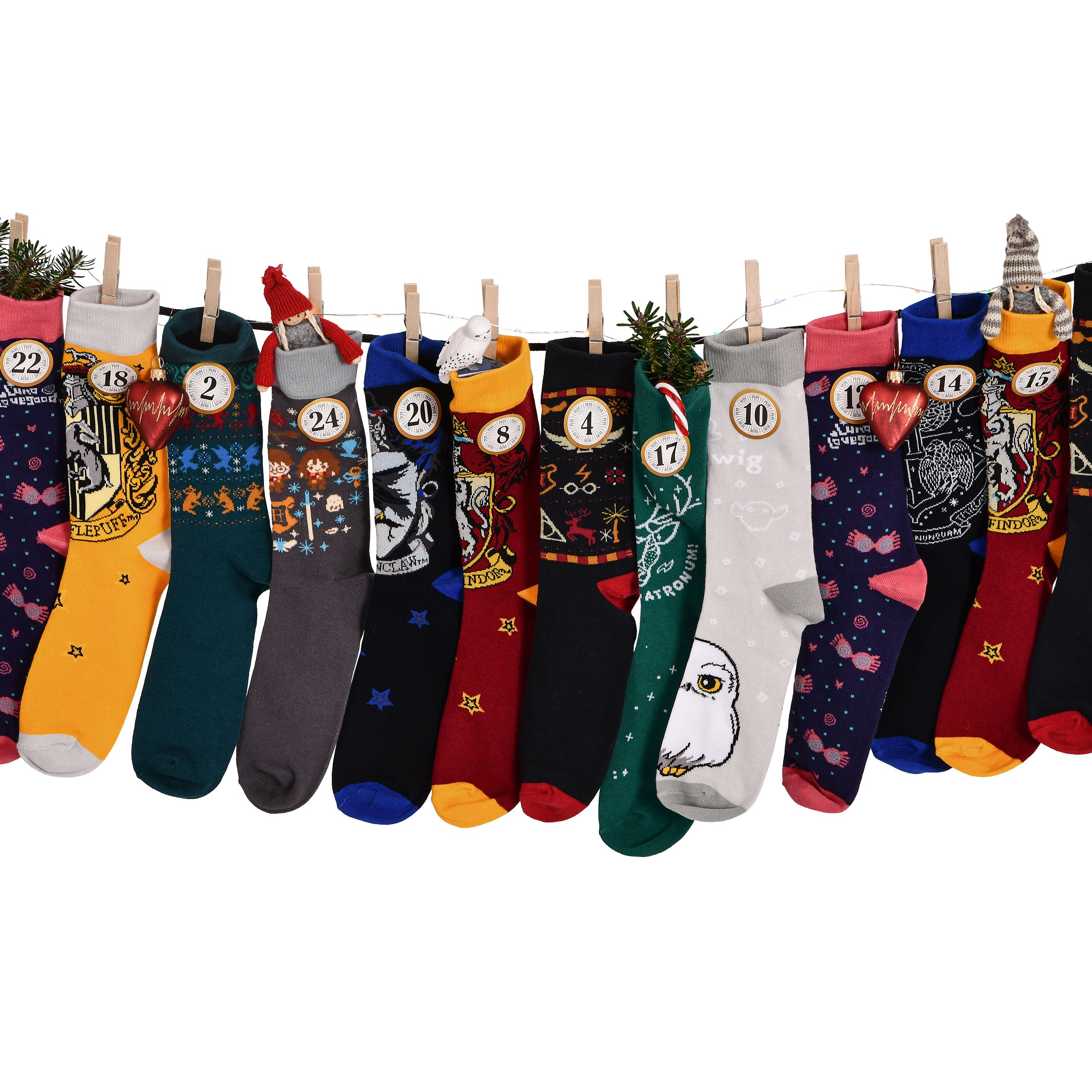 Imagen del producto Harry Potter - Calendario de Adviento para llenar con calcetines