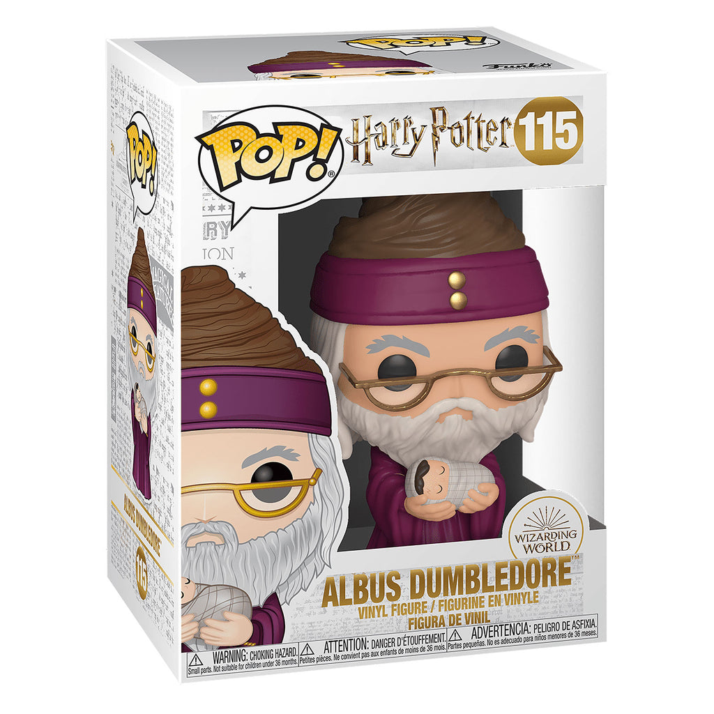 Imagen del producto Harry Potter - Dumbledore con bebé Harry Figura Funko Pop