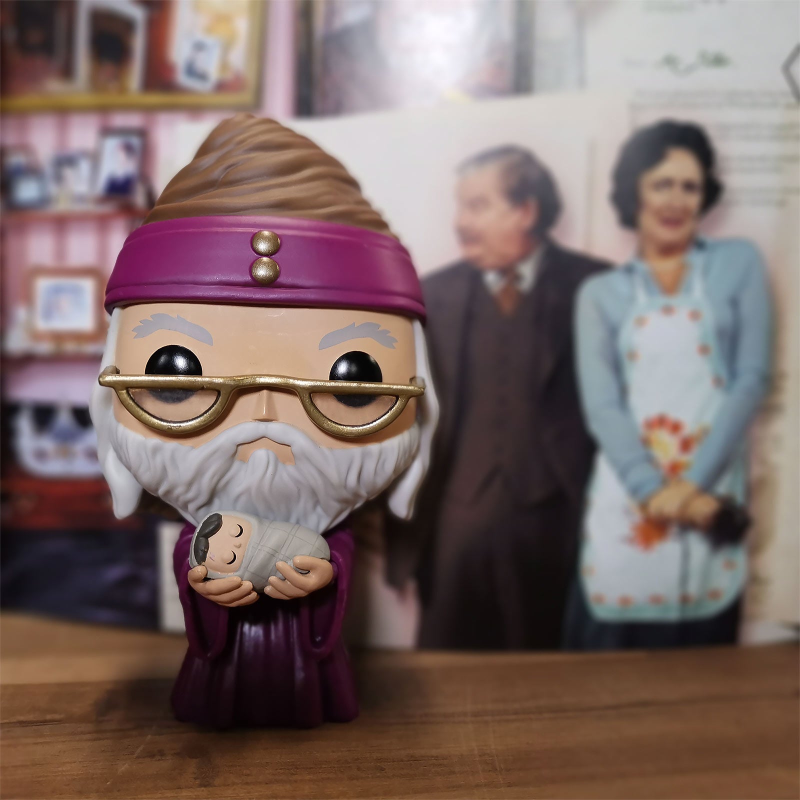 Imagen del producto Harry Potter - Dumbledore con bebé Harry Figura Funko Pop