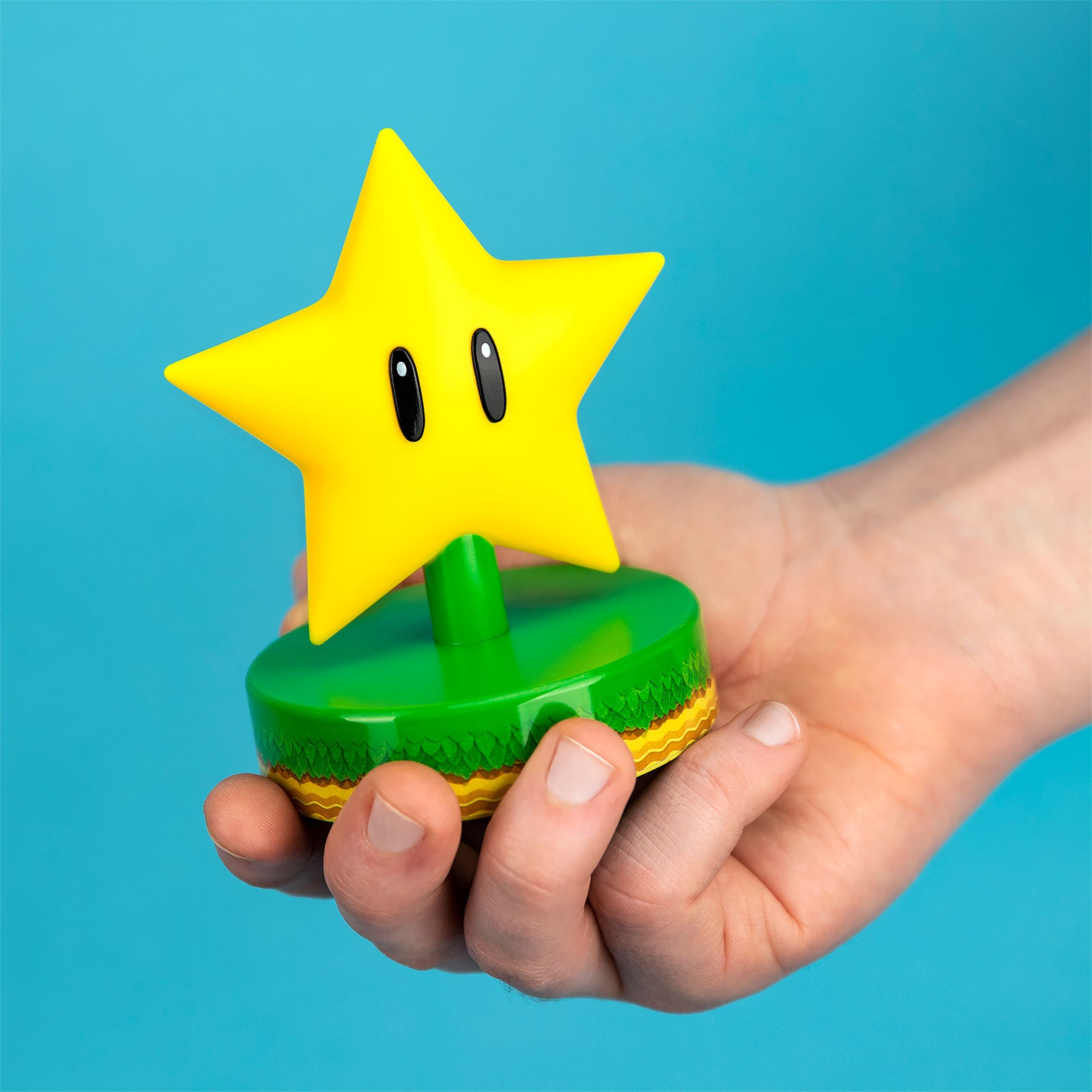 Imagen del producto Super Mario - Lámpara de mesa 3D de iconos de Super Estrella