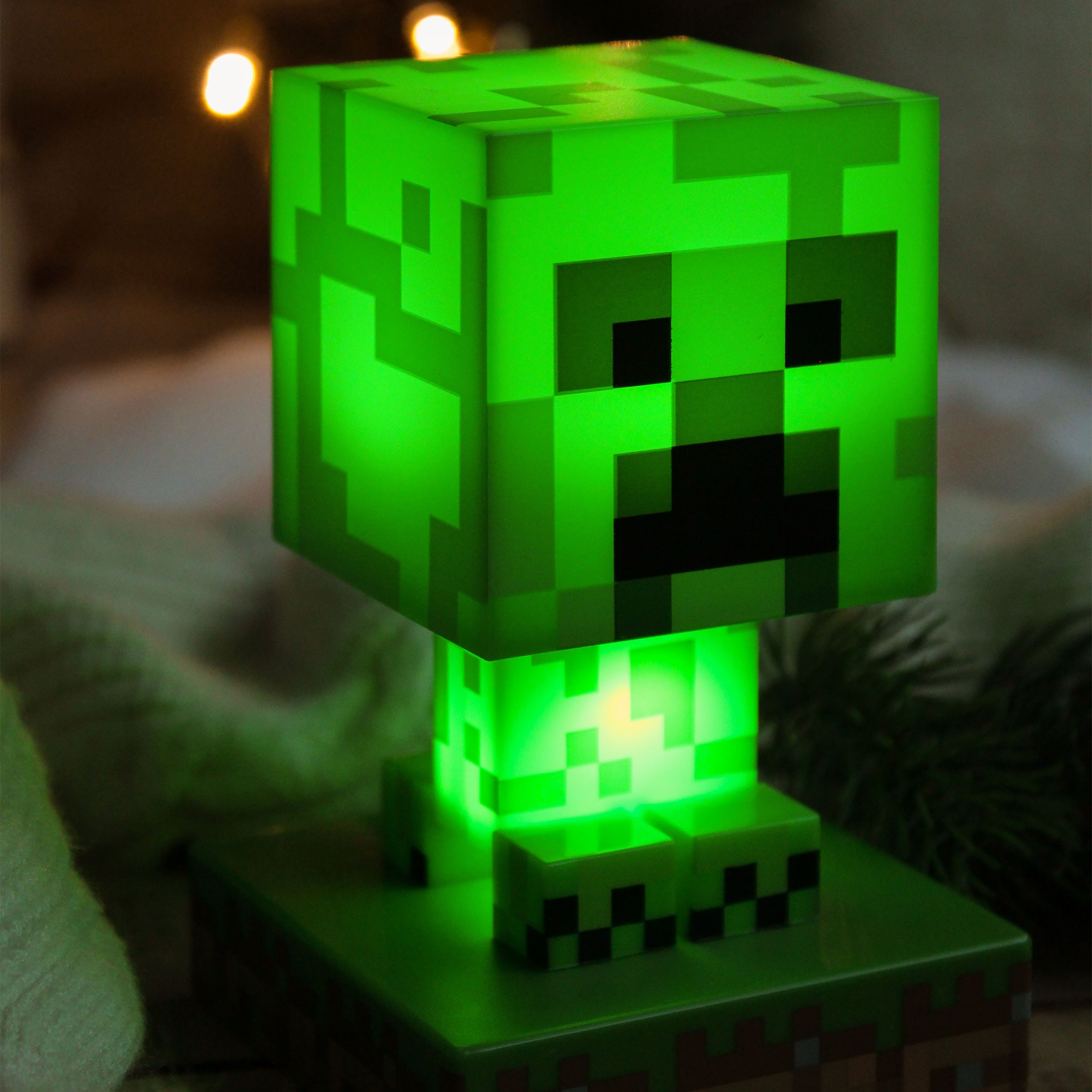 Imagen del producto Minecraft - Lámpara de mesa 3D Creeper Icons