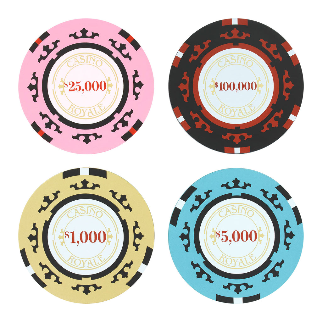 Imagen del producto James Bond - Casino Royale Poker Chip Posavasos Set de 4