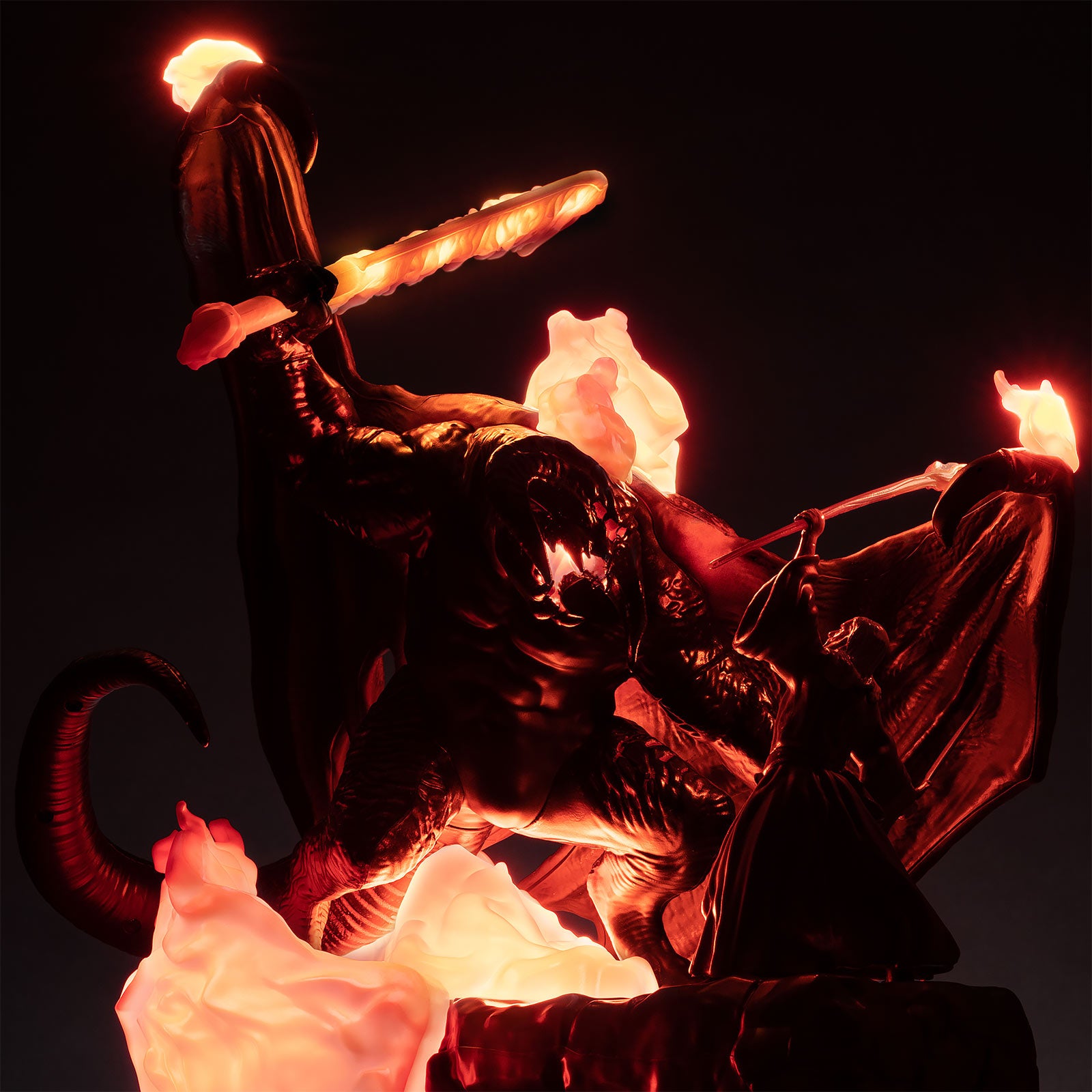 Imagen del producto El Señor de los Anillos - Lámpara de mesa Balrog vs. Gandalf