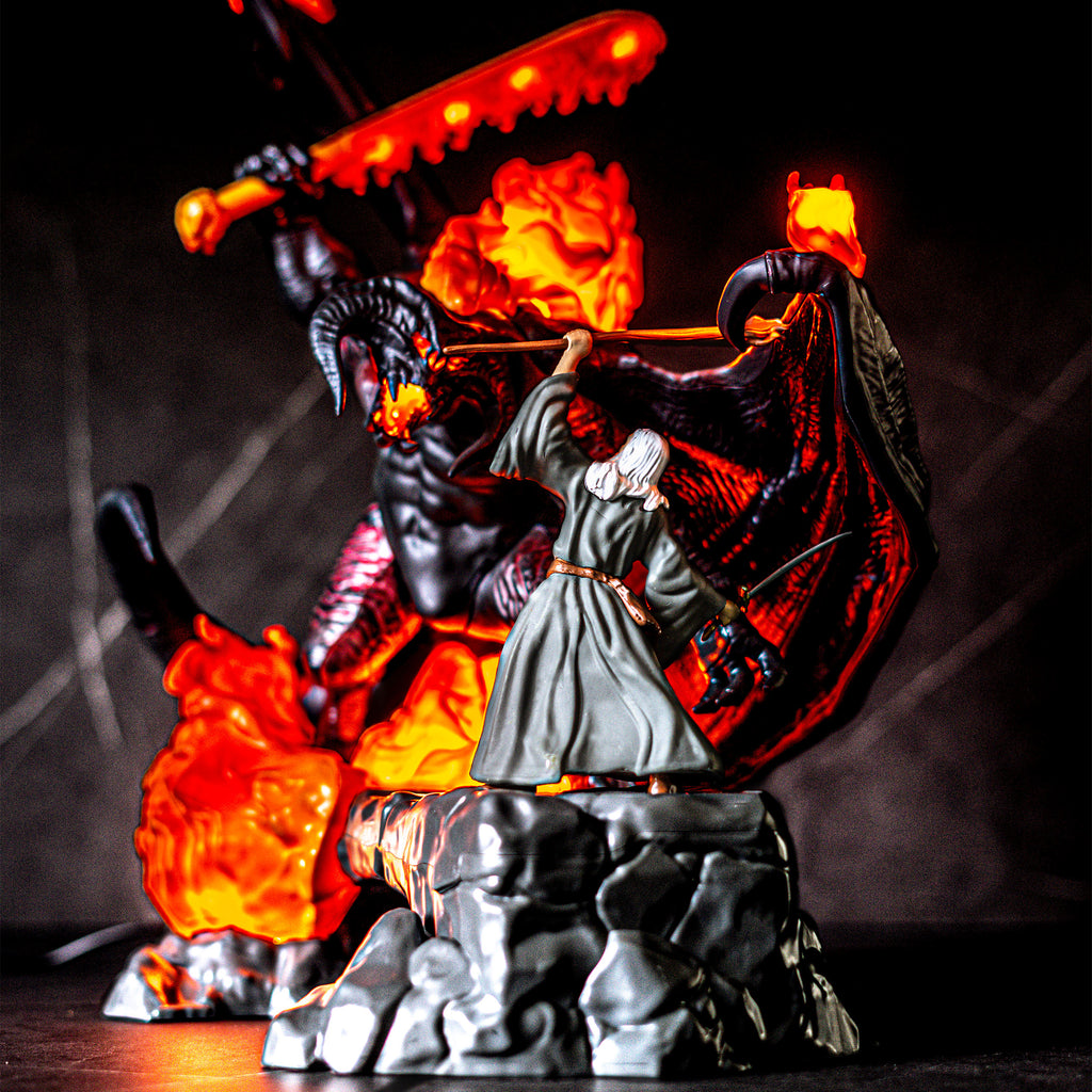 Imagen del producto El Señor de los Anillos - Lámpara de mesa Balrog vs. Gandalf