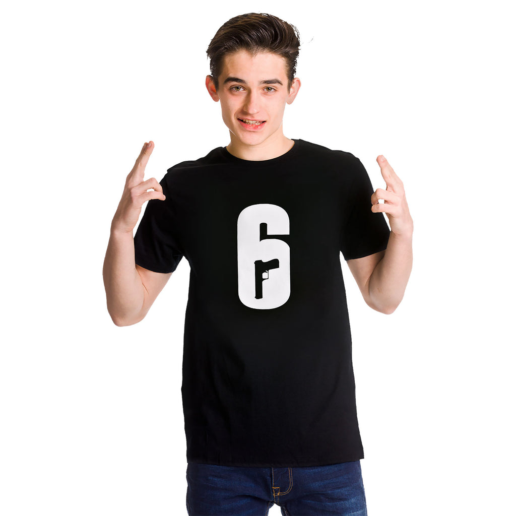 Imagen del producto Rainbow Six Siege - Camiseta con logo negra