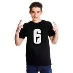Imagen del producto Rainbow Six Siege - Camiseta con logo negra