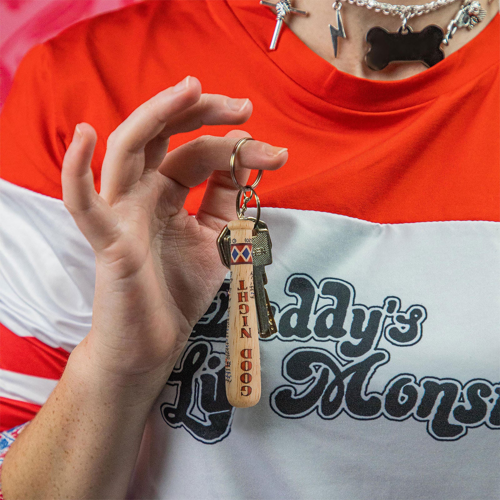 Imagen del producto Harley Quinn - Llavero de bate de béisbol Good Night
