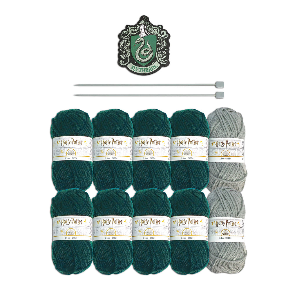 Imagen del producto Harry Potter - Set de tejido de bufanda de Slytherin