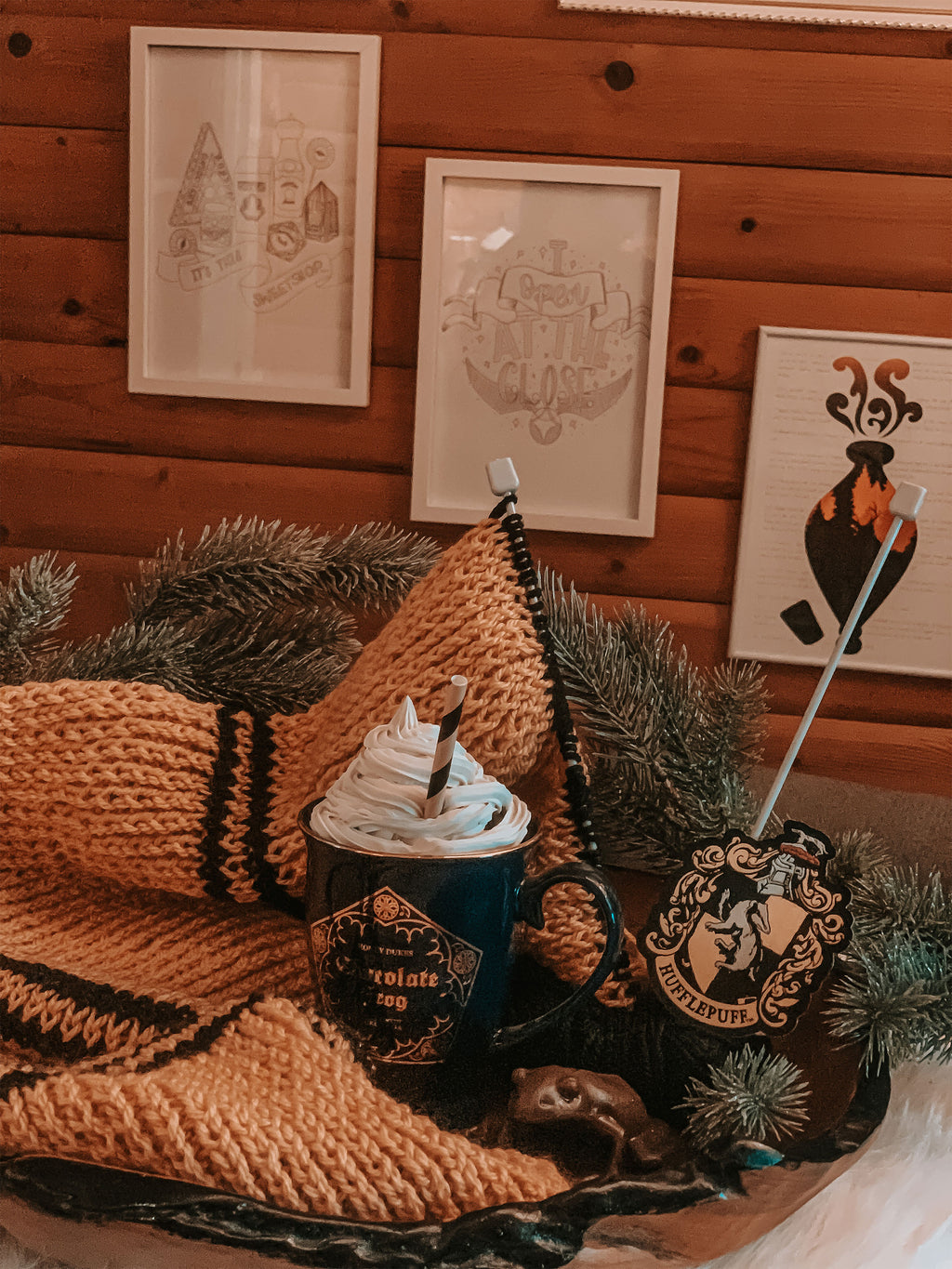 Imagen del producto Harry Potter - Set de tejido de bufanda Hufflepuff
