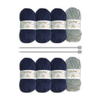 Product image Harry Potter - Ravenclaw Gloves & Socks Knitting Set
