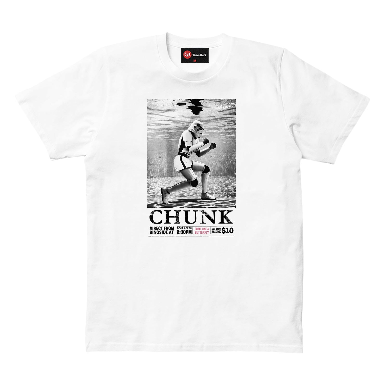 Imagen del producto Camiseta Galactic Fighter Underwater para fans de Star Wars blanca