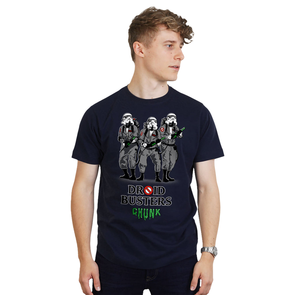 Imagen del producto Camiseta Droidbusters para fans de Star Wars azul