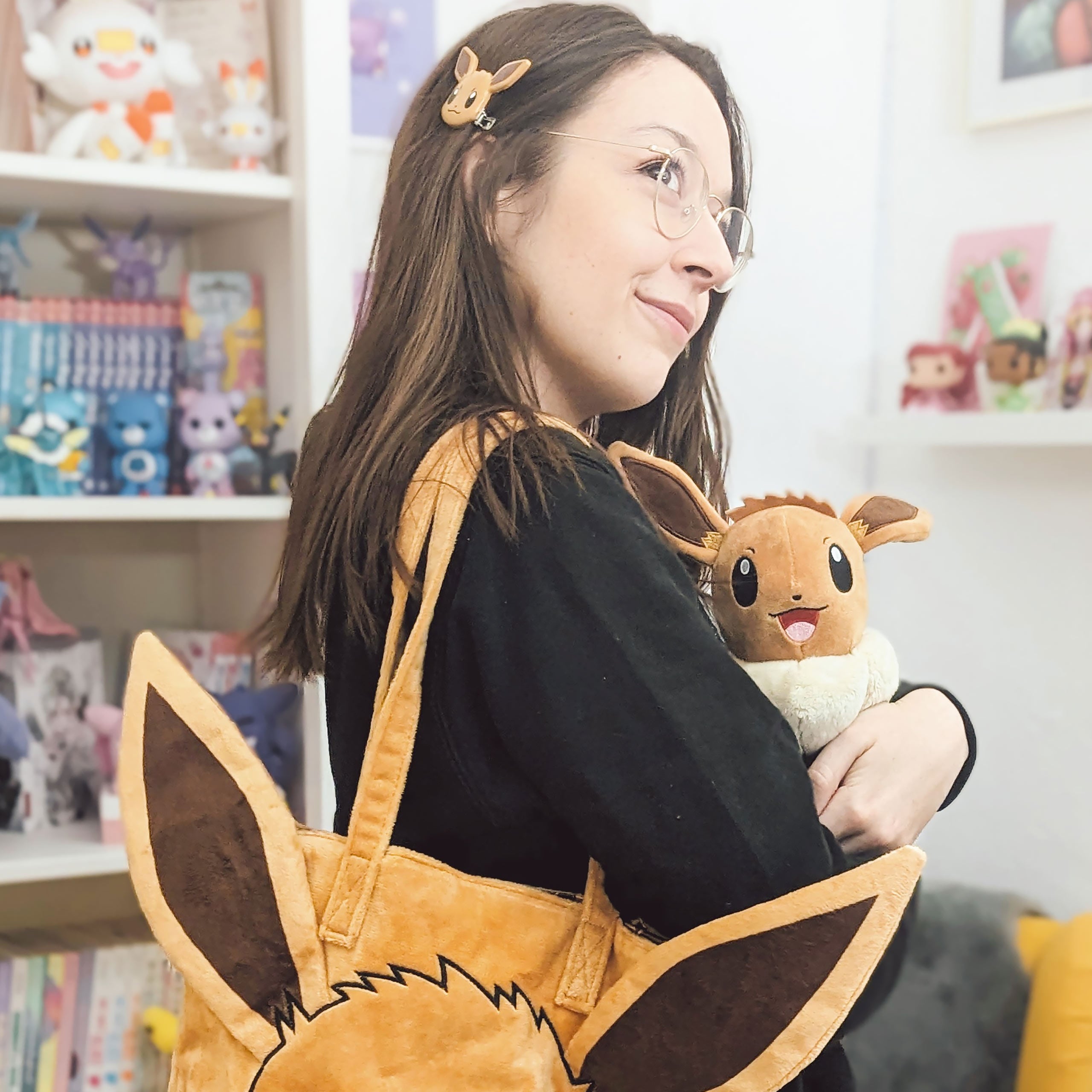 Imagen del producto Pokemon - Figura de peluche Eevee de 22 cm