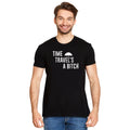 Imagen del producto Camiseta 'Time Travel's a Bitch' para fans de The Umbrella Academy