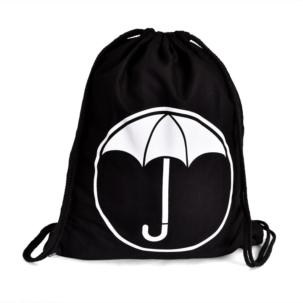 Imagen del producto Bolsa de deporte con logo para fans de The Umbrella Academy negra