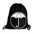Imagen del producto Bolsa de deporte con logo para fans de The Umbrella Academy negra