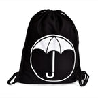 Imagen del producto Bolsa de deporte con logo para fans de The Umbrella Academy negra