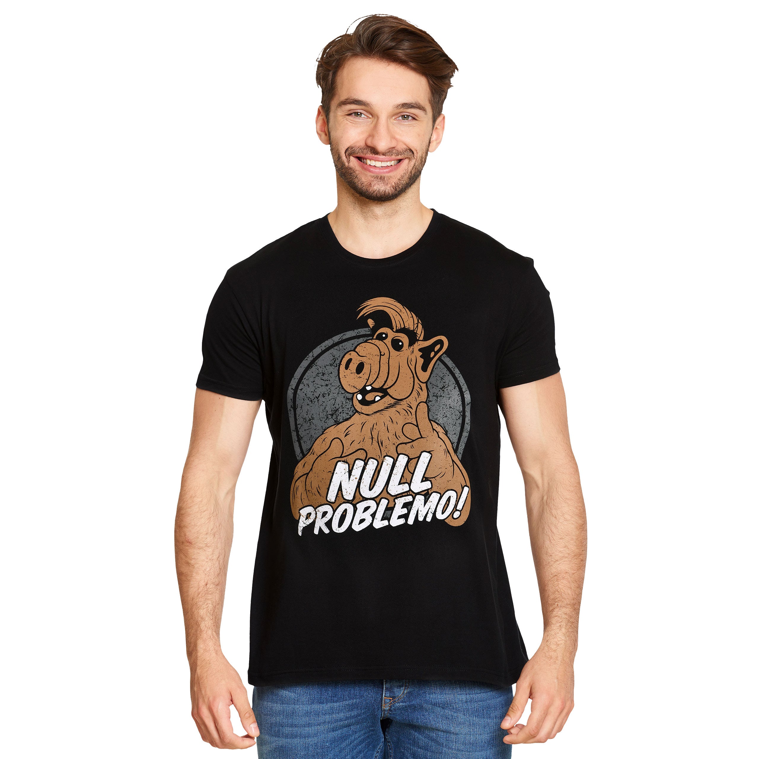 Imagen del producto ¡No hay problema! Camiseta para fans de Alf negra