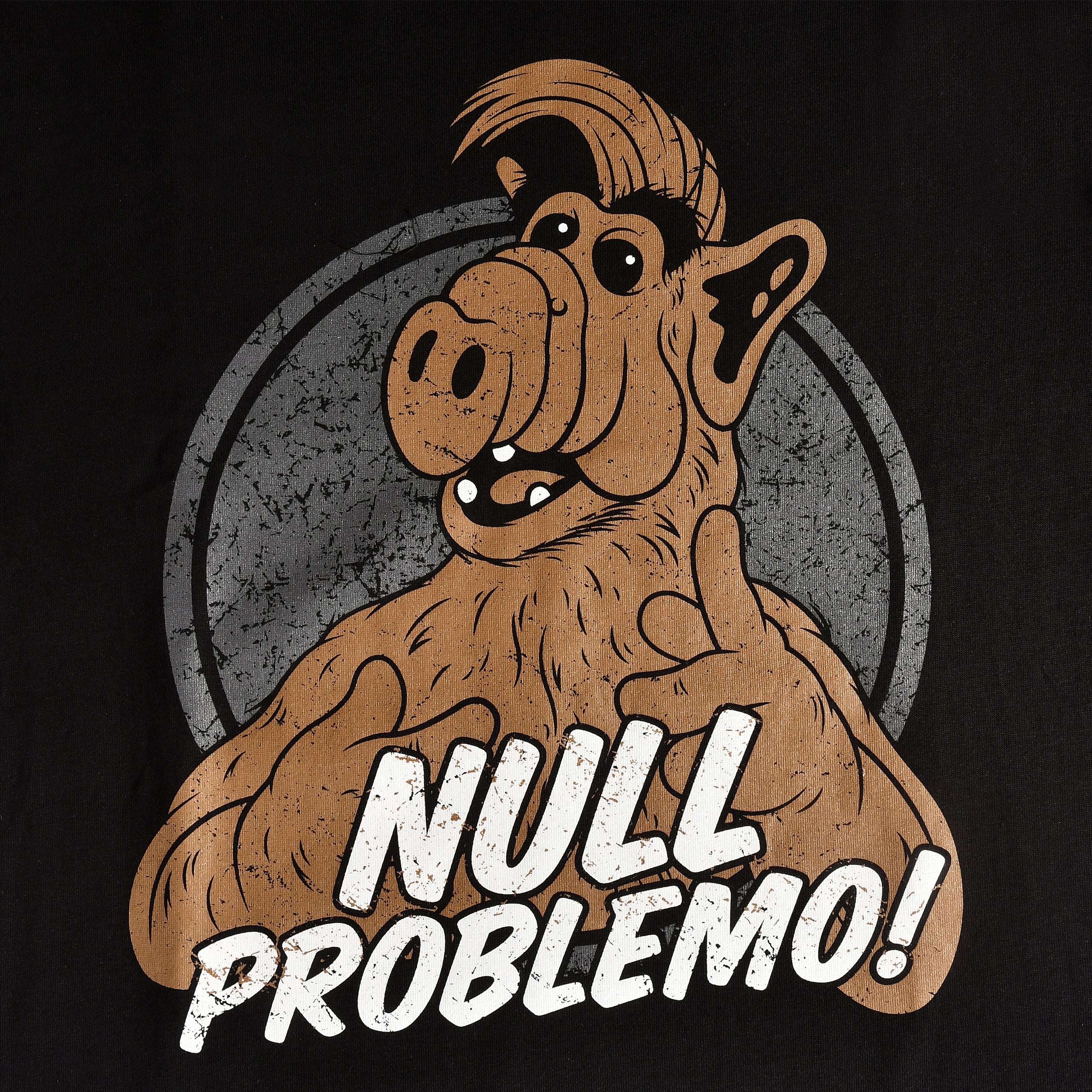 Imagen del producto ¡No hay problema! Camiseta para fans de Alf negra