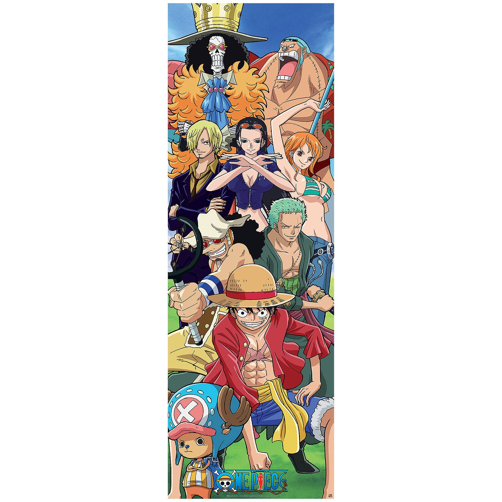 Imagen del producto One Piece - Póster de puerta de la Banda del Sombrero de Paja