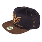 Imagen del producto Zelda - Gorra Snapback con logo de Hyrule negra-marrón