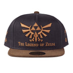 Imagen del producto Zelda - Gorra Snapback con logo de Hyrule negra-marrón