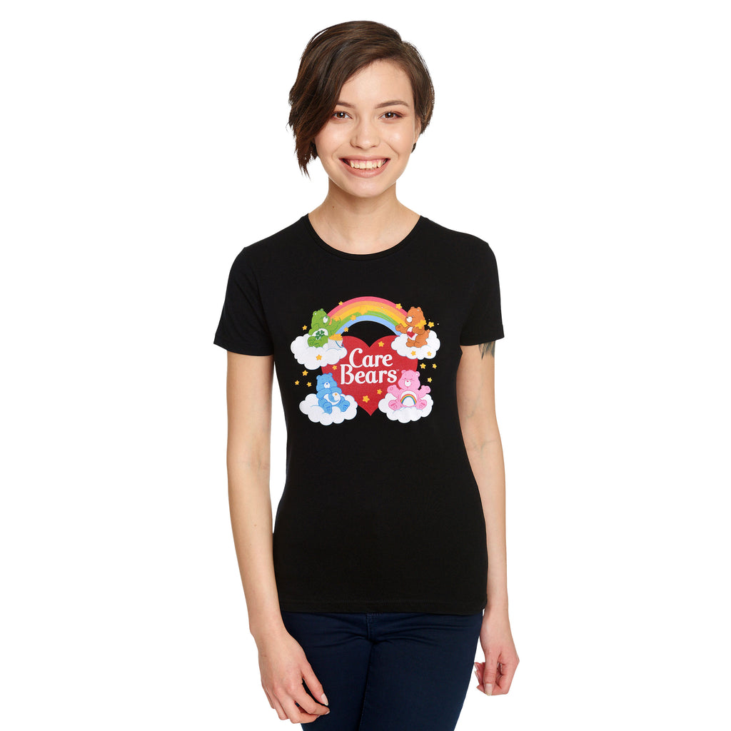 Product image The Care Bears - Bears and Rainbow Women's T-Shirt Black
