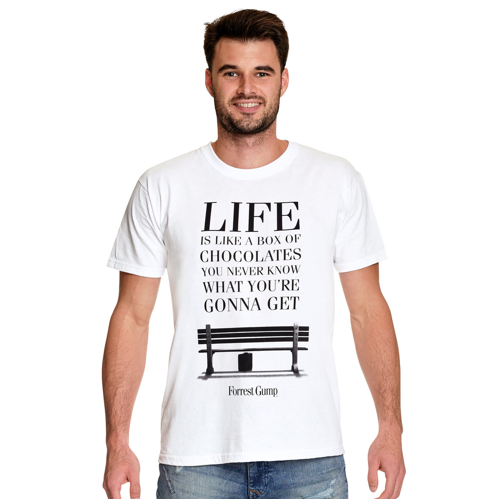 Imagen del producto Forrest Gump - La vida es como una caja de chocolates Camiseta blanca